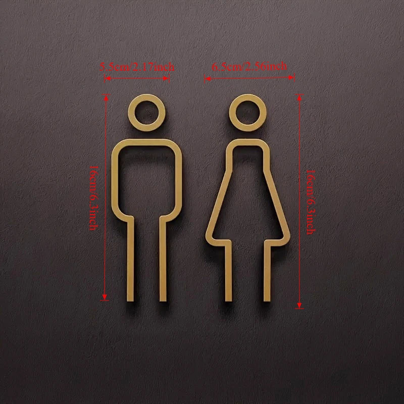 Desperate Toilet Door Signs