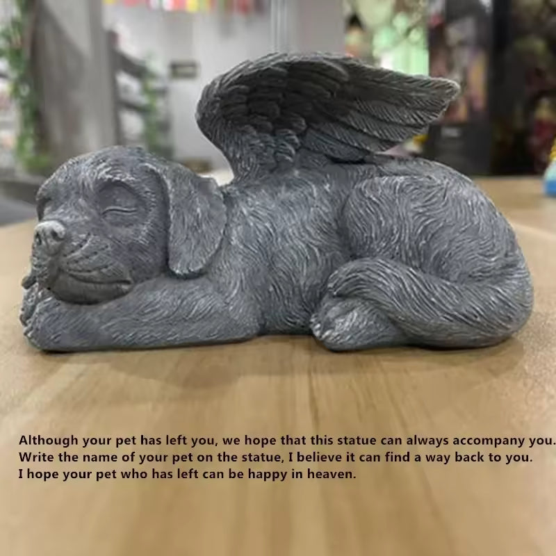 Angel Pet Memorial Statue