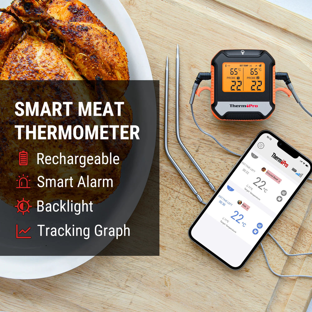 Bluetooth Dual-Probe Cooking Thermometer - view 2