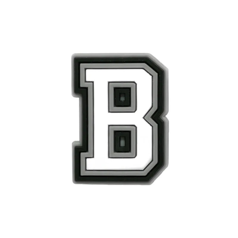 Letter B shoe charm