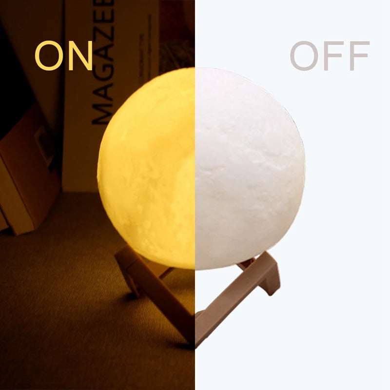 Moon Lamp on a Stand
