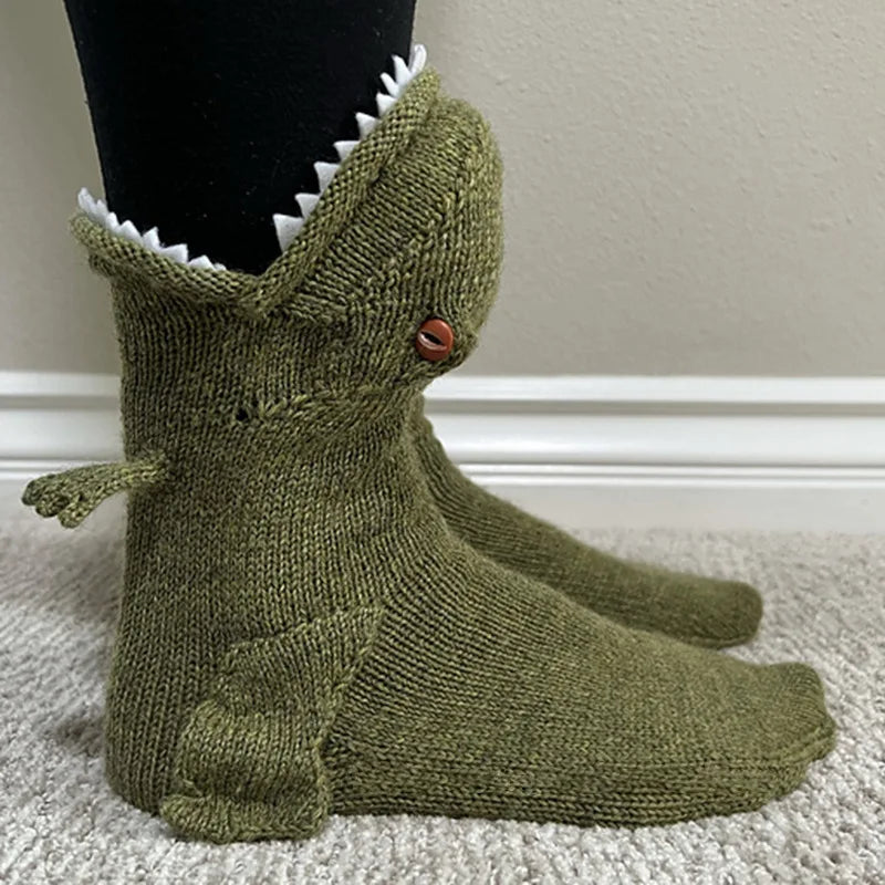 Calcetines de suelo de animales tejidos