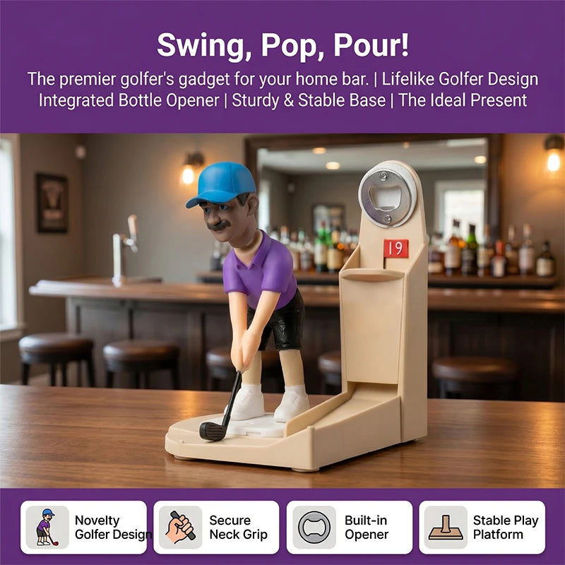 Golf Player Bottle Opener – view 4
