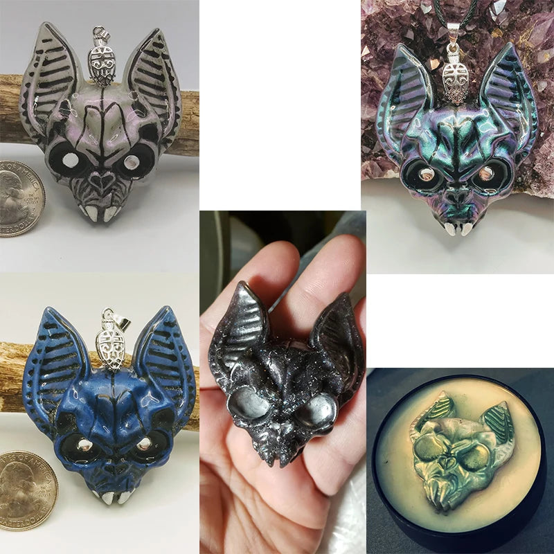 Skull & Bat Silicone Mould