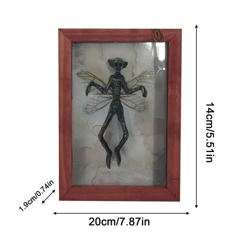 Framed Bat Ghost Specimen