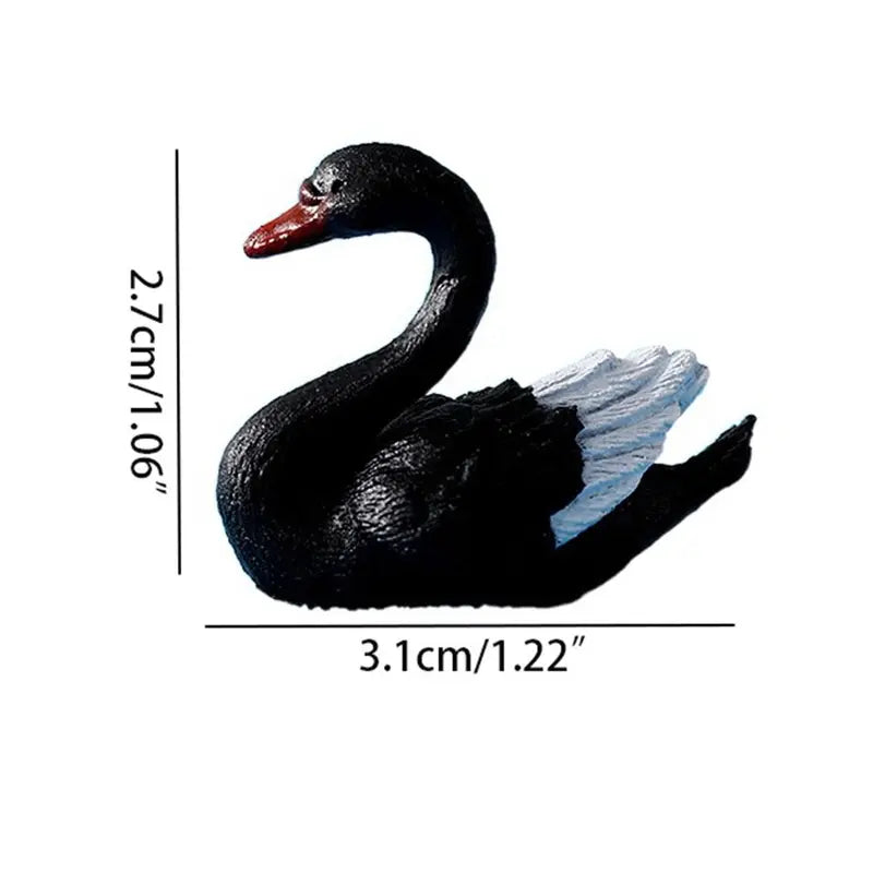 Cisne bonsái en miniatura