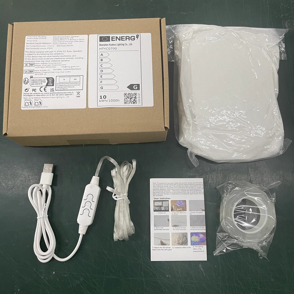 Lámpara LED de nube, decoración de habitación DIY