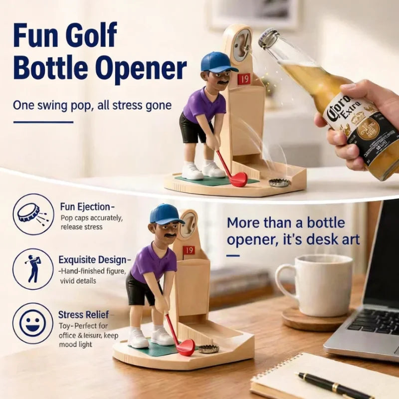Golf Player Bottle Opener – view 3