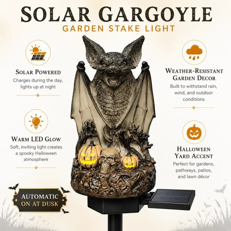 Solar Bat Gargoyle