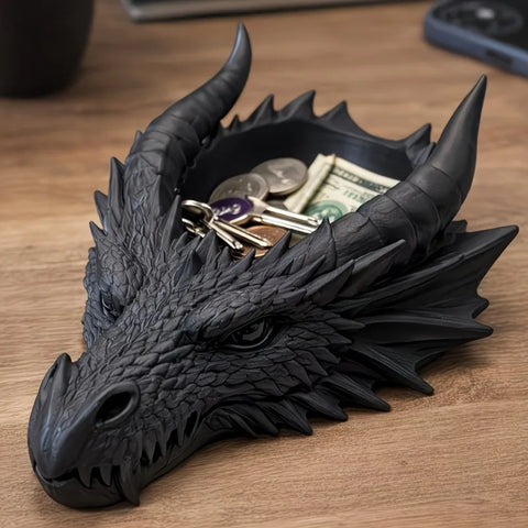 Gothic Dragon Head Trinket Dish