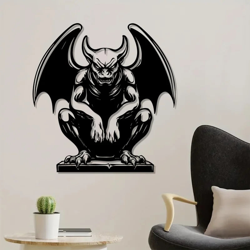 Metal Wall Gargoyle