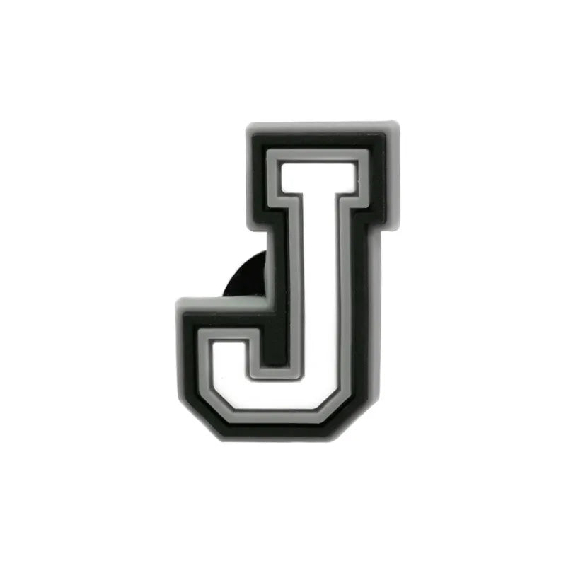 Letter J shoe charm