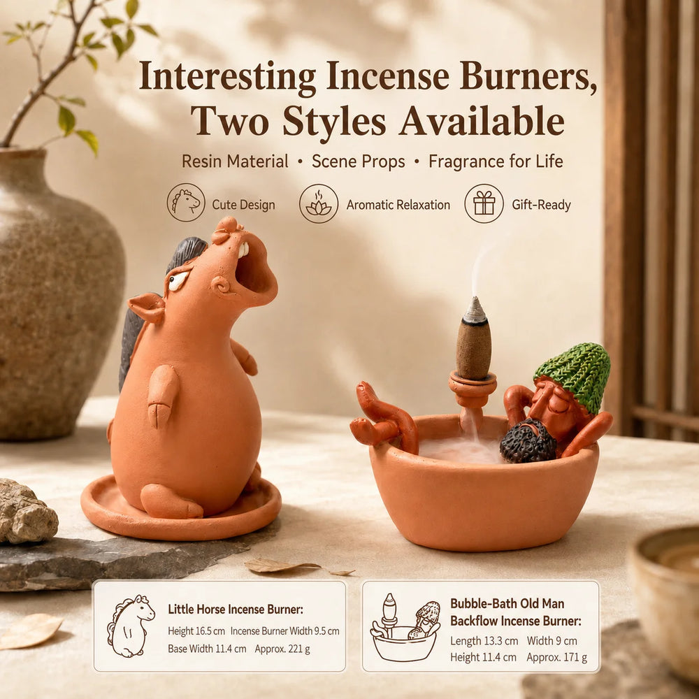 Both burner styles side by side with the maker's size figures