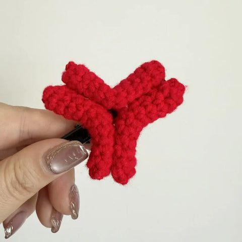 Crochet Anger Vein Hair Clip