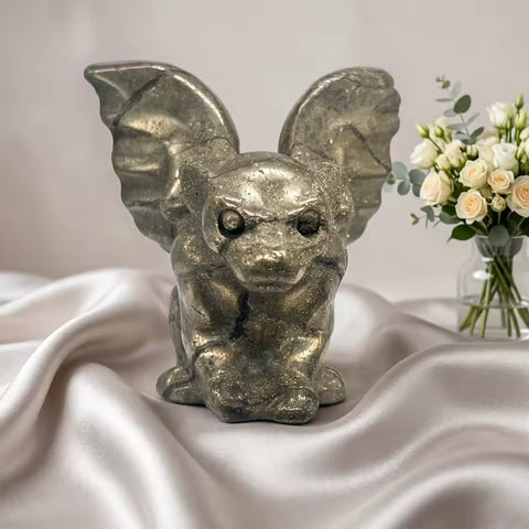 Carved Crystal Gargoyle
