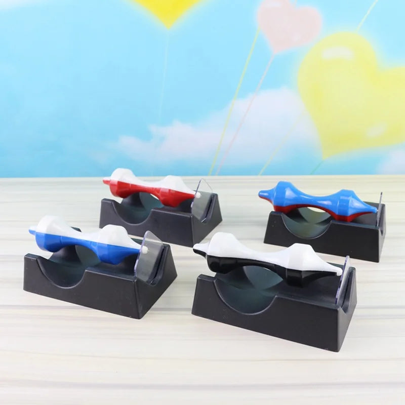 All four colourways on a pale wooden surface
