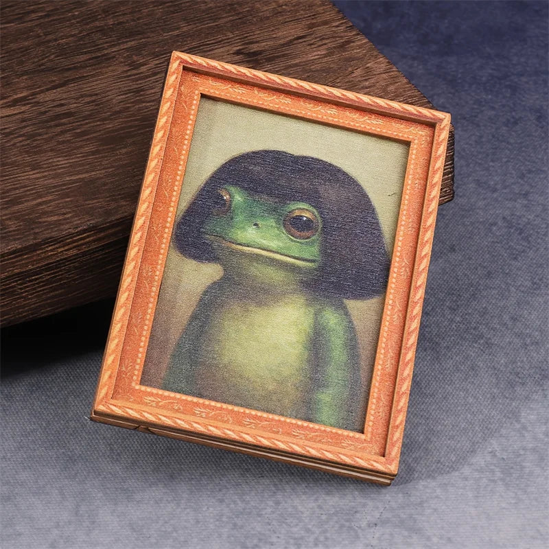 Framed Frog Portrait Magnet