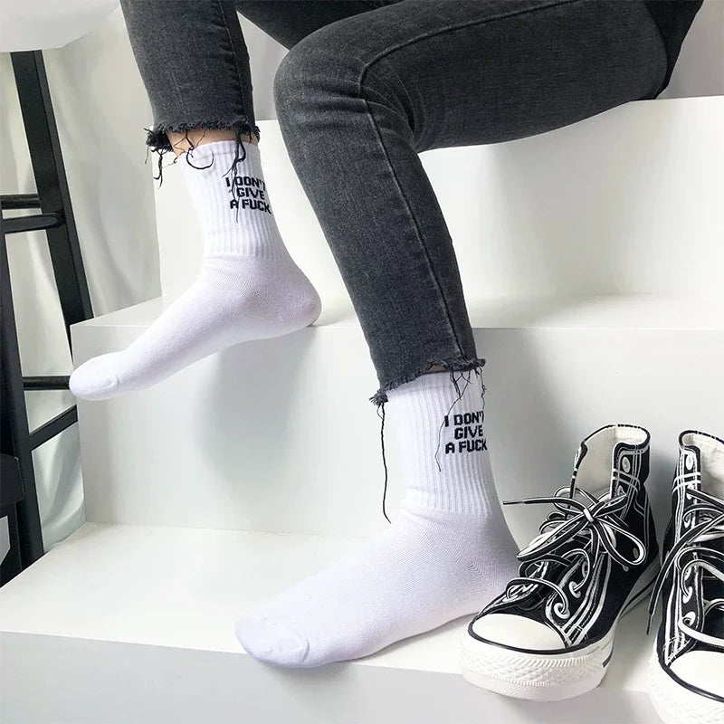 Funny Slogan Crew Socks – view 4