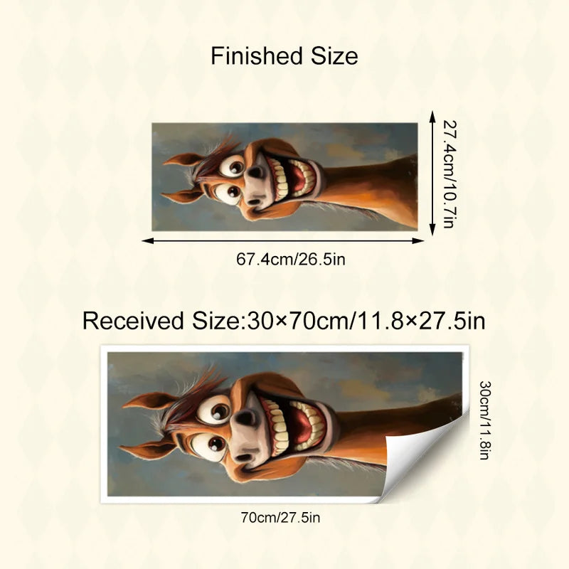 Size guide: a 30 by 70 centimetre sheet giving a finished decal of 67.4 by 27.4 centimetres