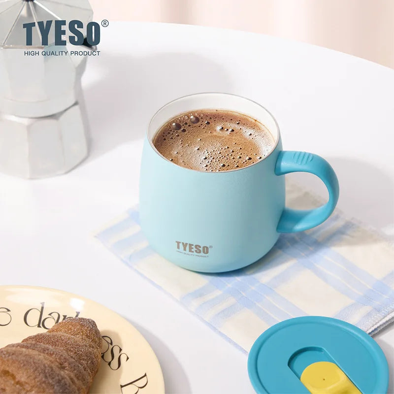 كوب قهوة معزول بتفريغ الهواء من TYESO سعة 355 مل