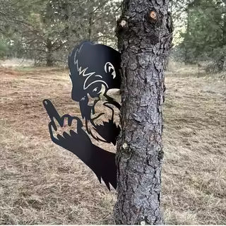 Peek-a-Boo Bigfoot Sign