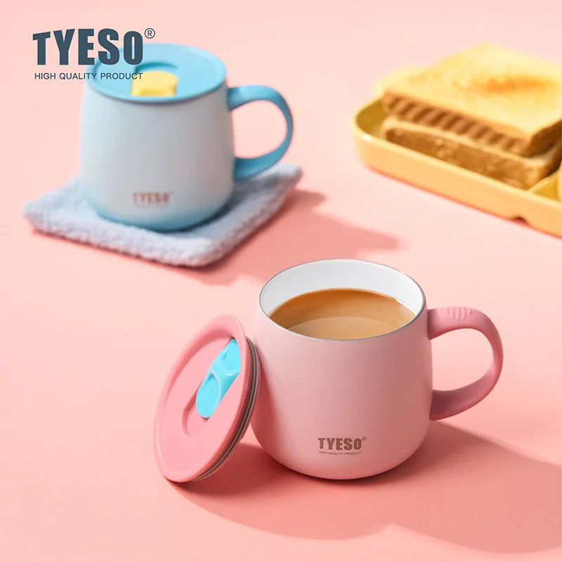 كوب قهوة معزول بتفريغ الهواء من TYESO سعة 355 مل