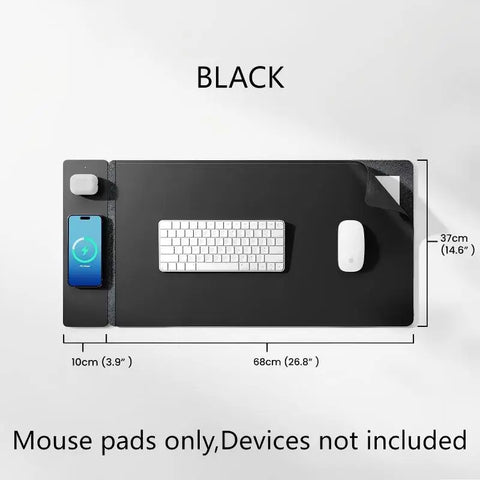 Wireless-Charging Desk Mat