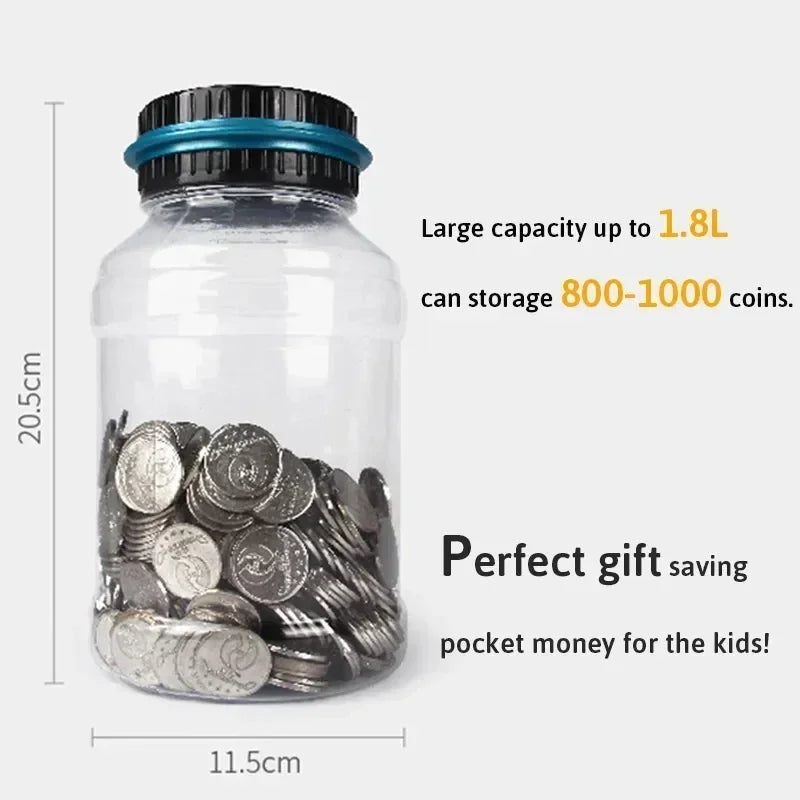 Digital Coin-Counting Bank