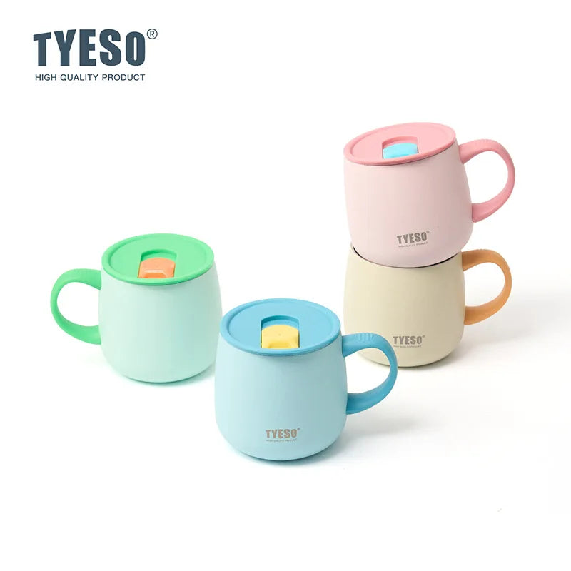 كوب قهوة معزول بتفريغ الهواء من TYESO سعة 355 مل