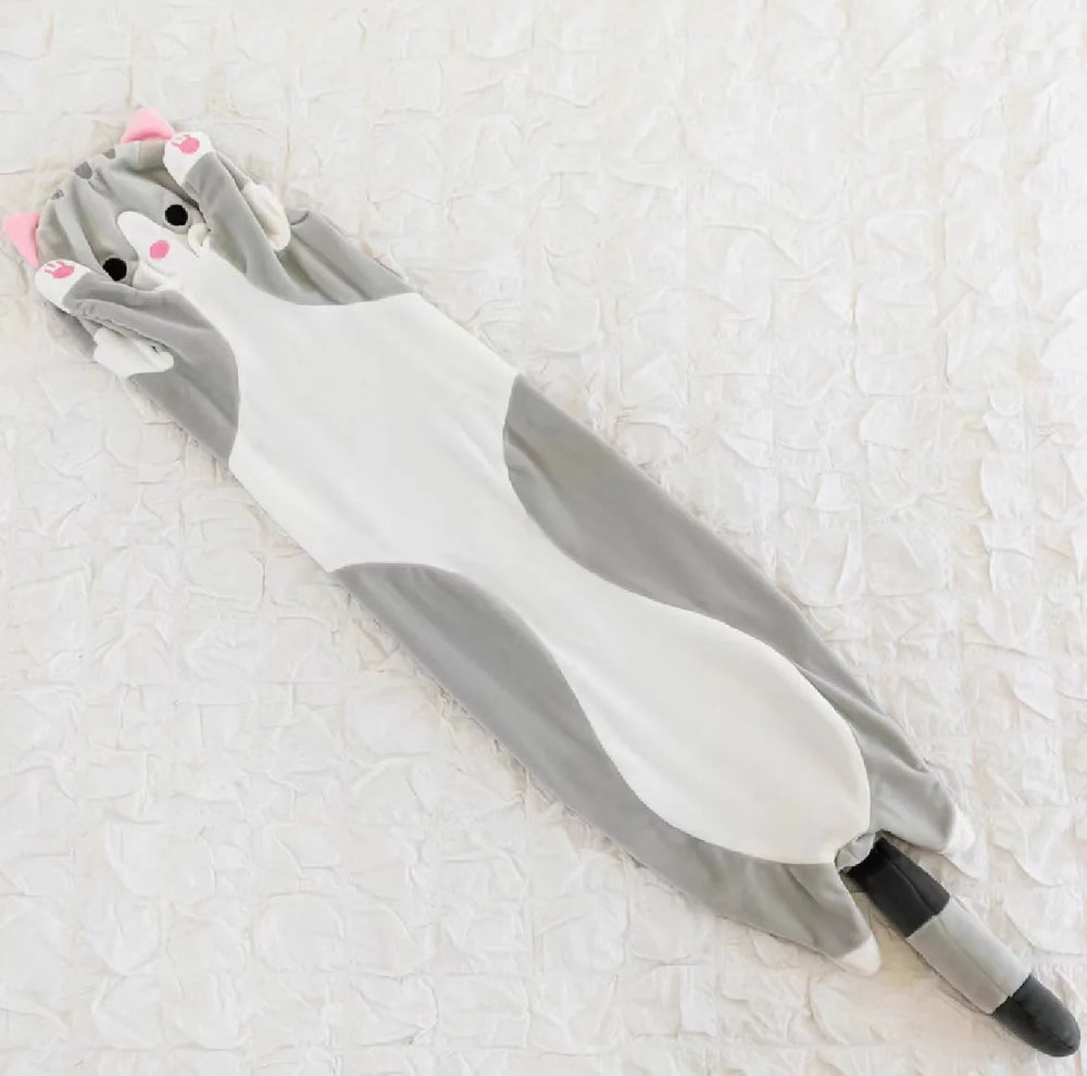 Grey unfilled cat cover laid flat - the cover-only option we do not stock