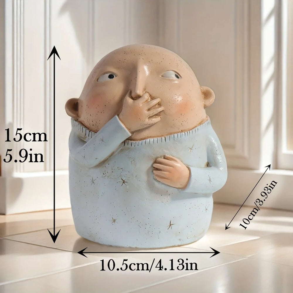 Nose-Pinching Bathroom Figurines – view 6