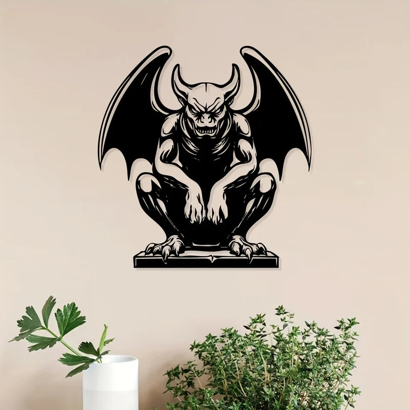 Metal Wall Gargoyle