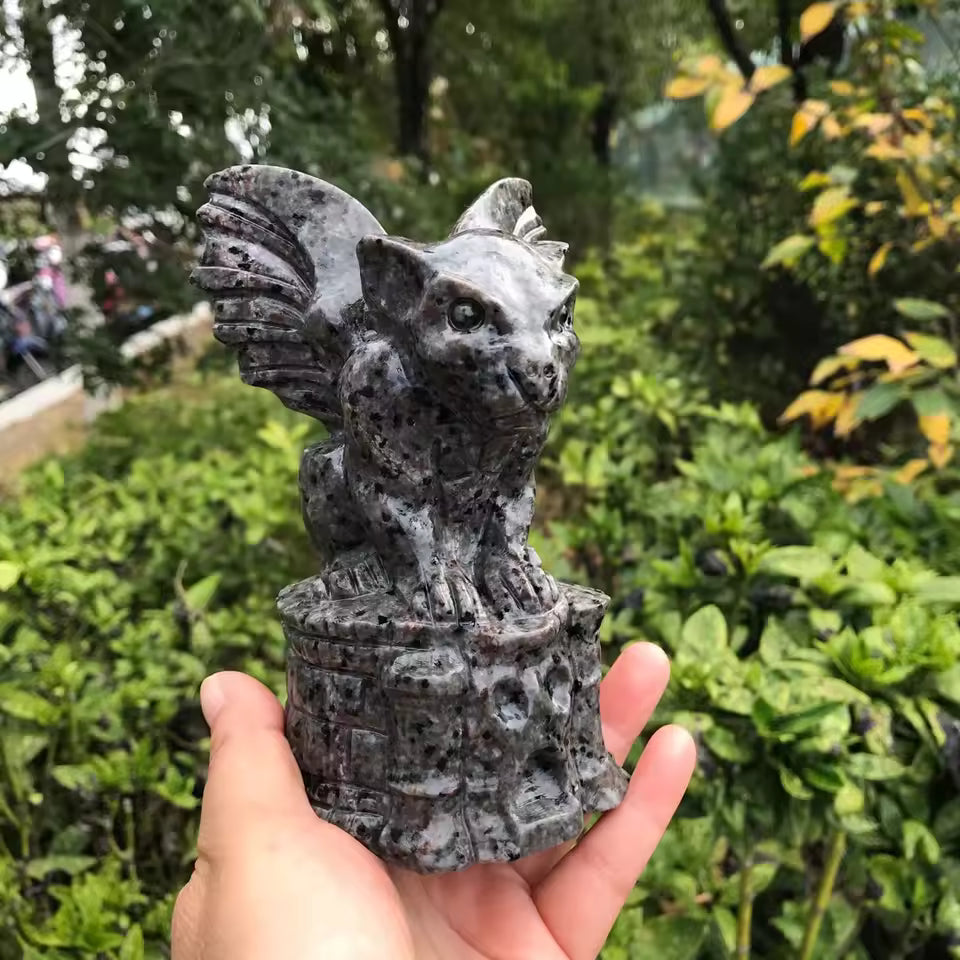 Yooperlite Carved Gargoyle