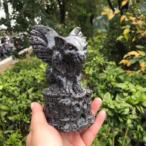 Yooperlite Carved Gargoyle
