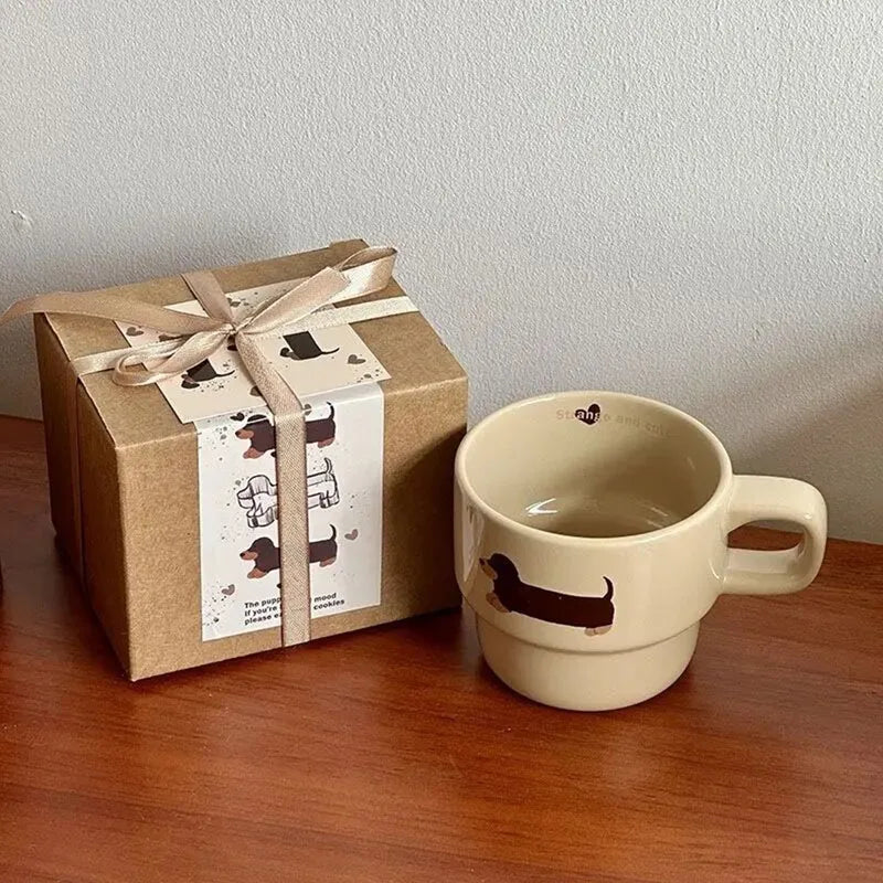 Taza de perro salchicha