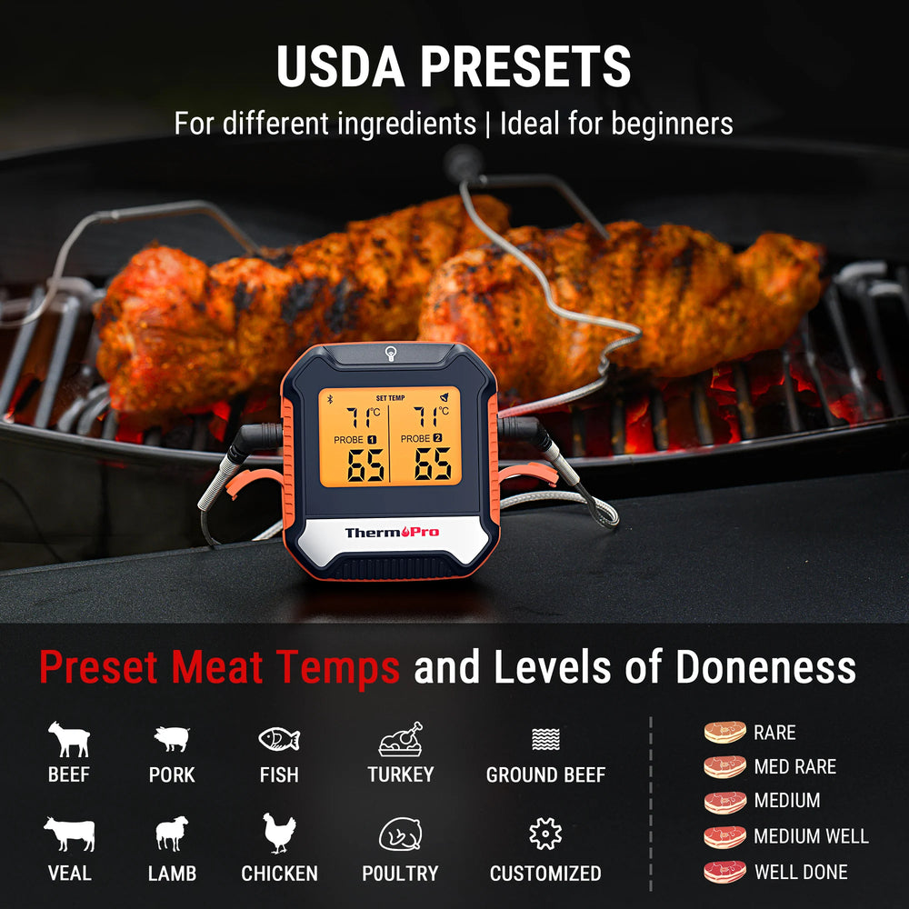 Bluetooth Dual-Probe Cooking Thermometer - view 5
