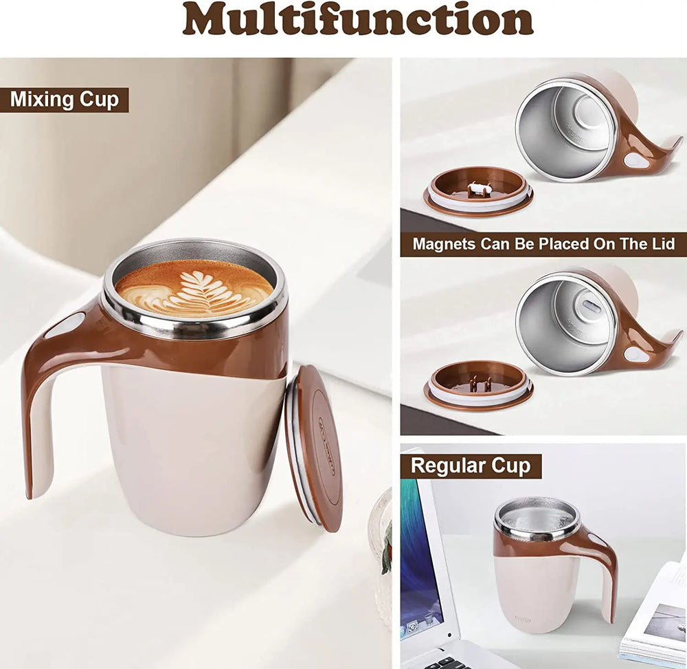 Self-Stirring Magnetic Mug