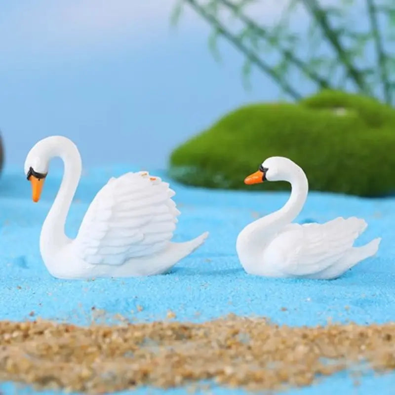 Cisne bonsái en miniatura