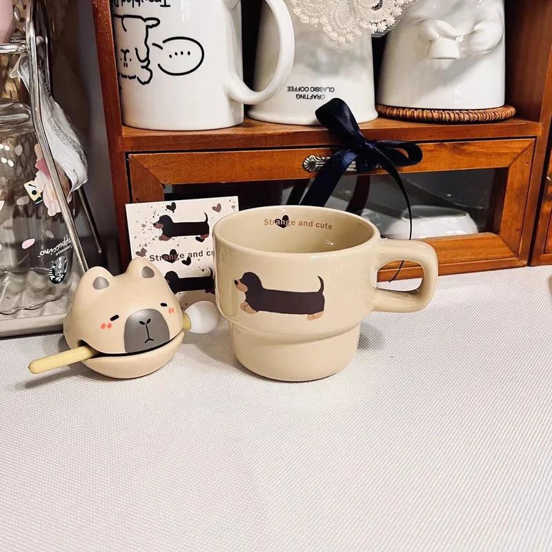Taza de perro salchicha