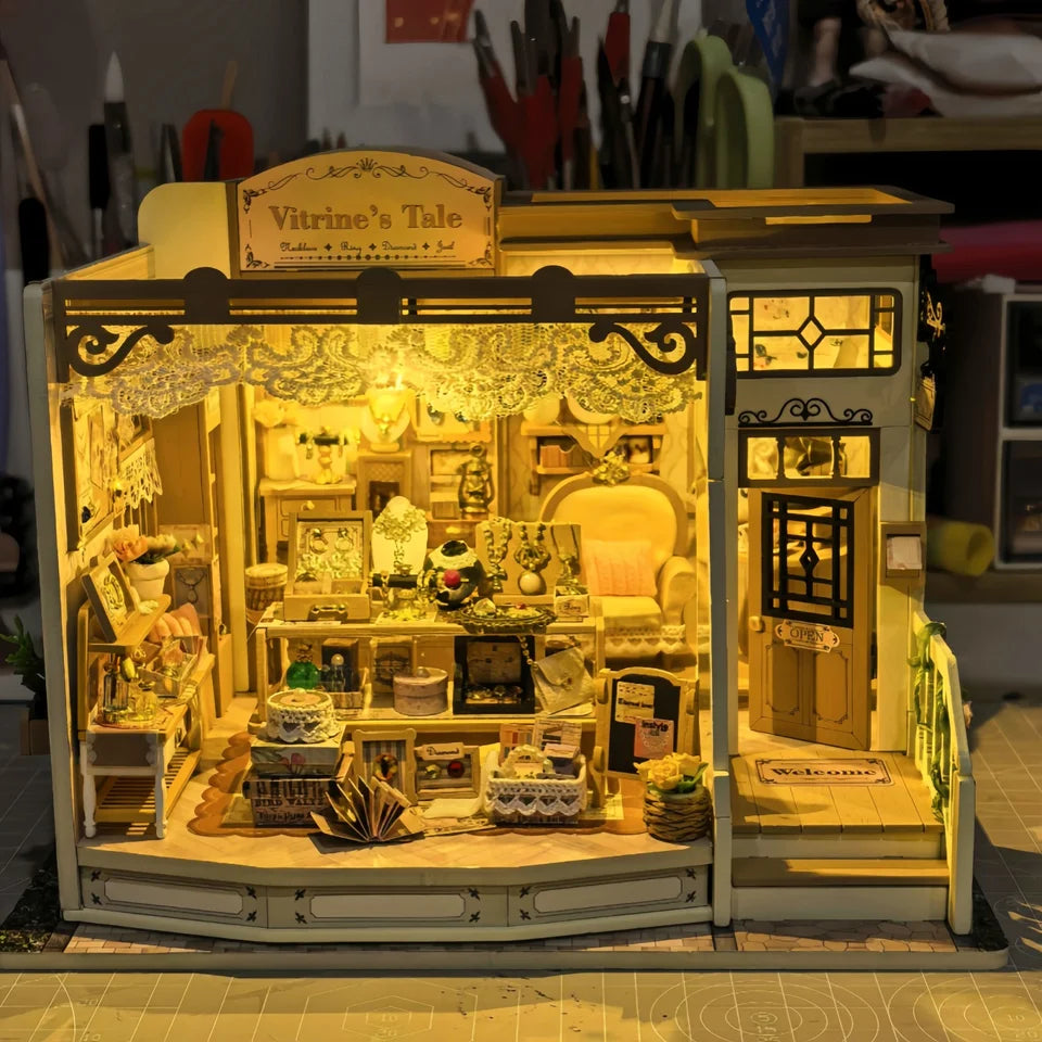Treasure Jewelry Store DIY Miniature House Kit