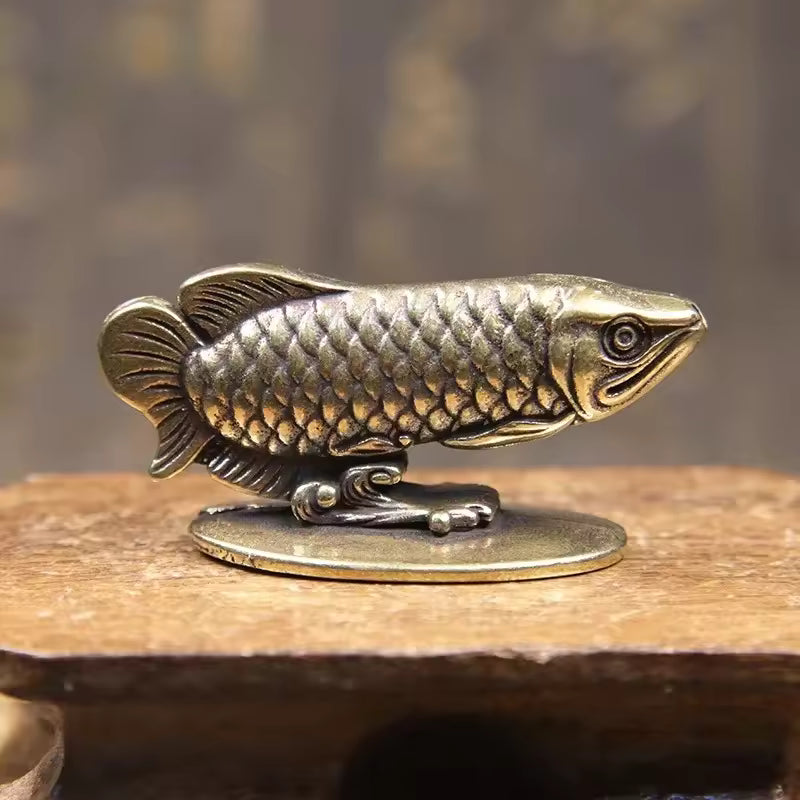 Copper Arowana Incense Burner