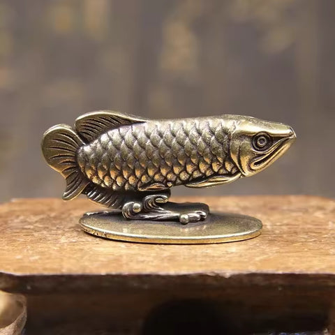 Copper Arowana Incense Burner