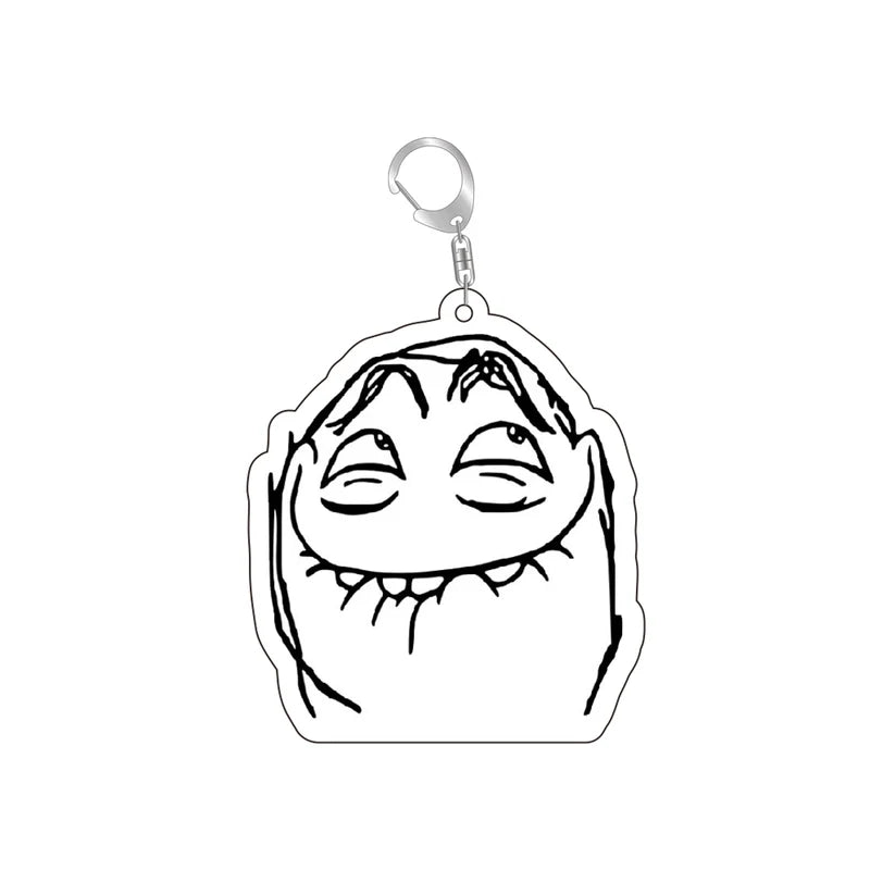 Trollface Keychain