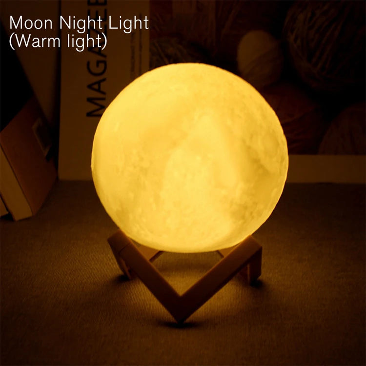 Moon Lamp on a Stand