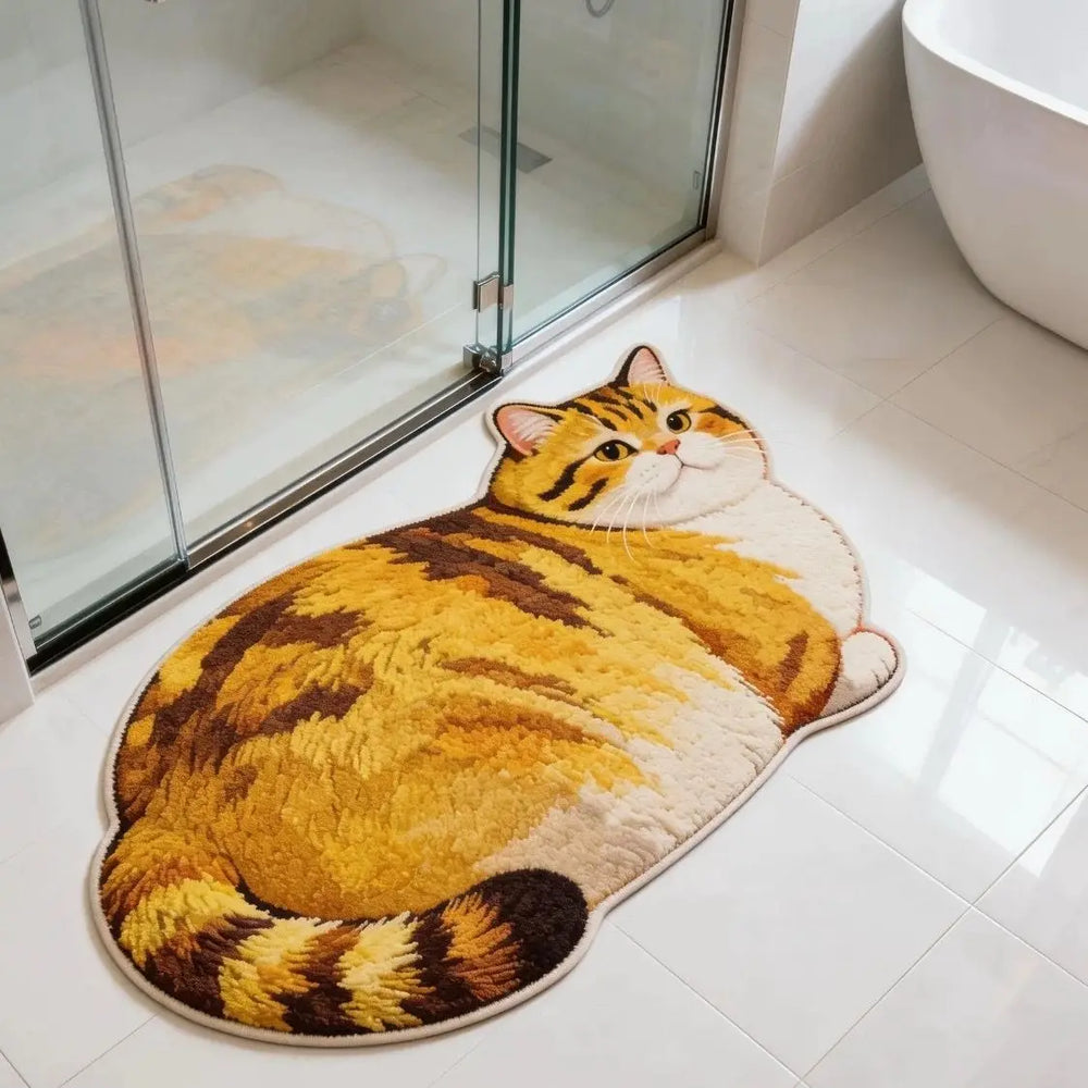 Cat Shaped Bath Mat