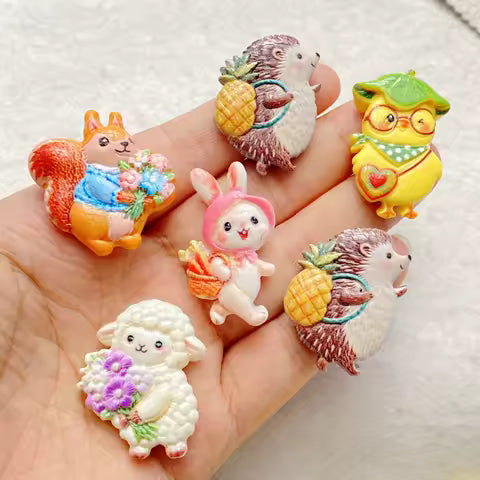 Woodland Resin Cabochons