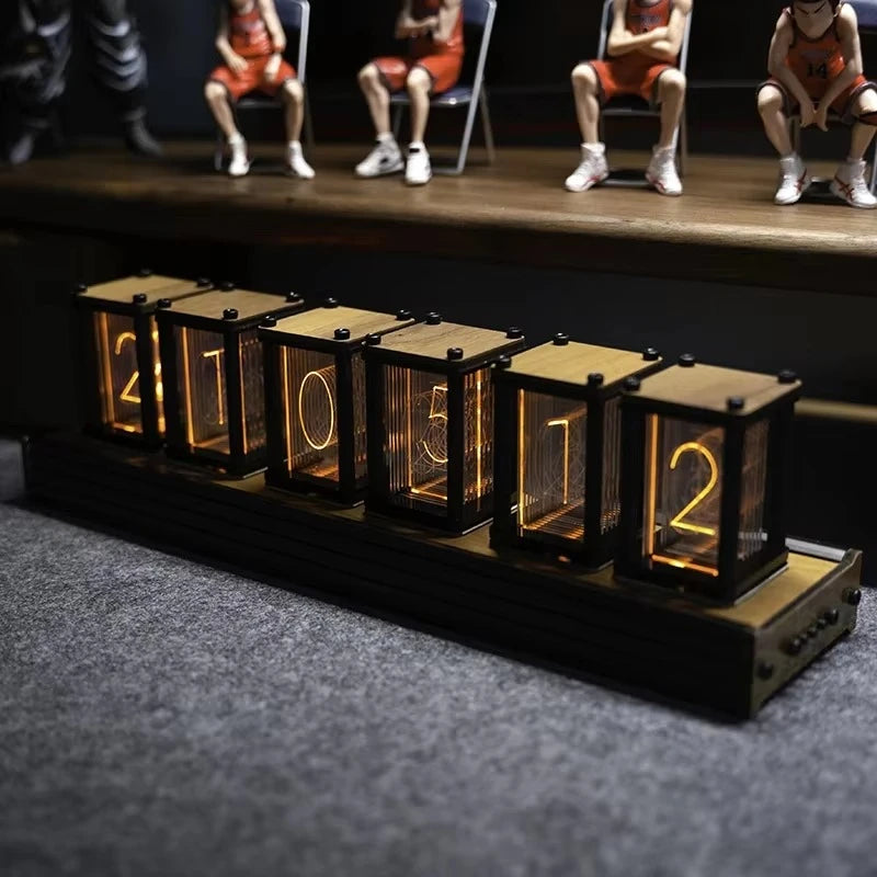 Cyberpunk LED Desk Clock