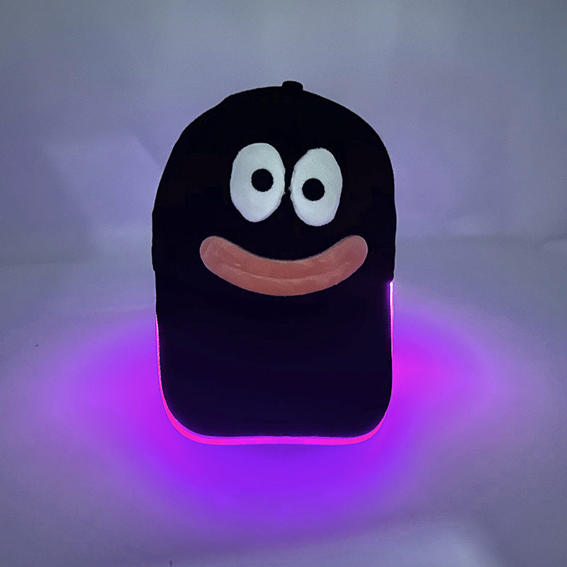 قبعة بيسبول مضيئة بمصابيح LED