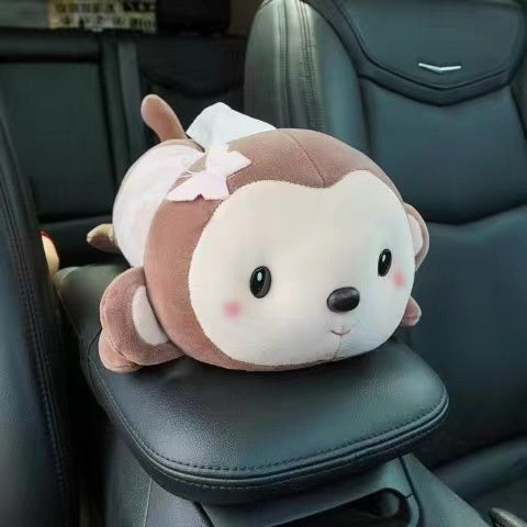 Lion Plush Car Tissue Holder