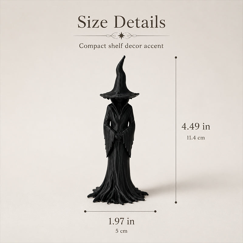 Tiny Gothic Witch Figurine